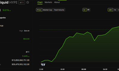 Hyperliquid (HYPE) Price Performance.