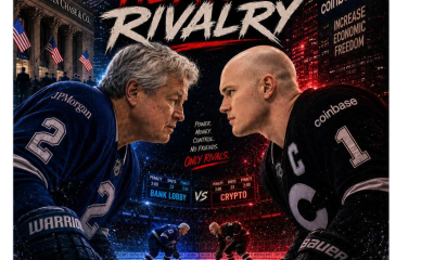 Coinbase CEO Brian Armstrong vs JPMorgan CEO Jamie Dimon
