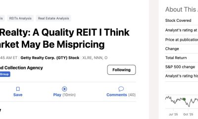 Getty Realty: Stable Income And Quiet Execution Support This Lesser-Known REIT (NYSE:GTY)