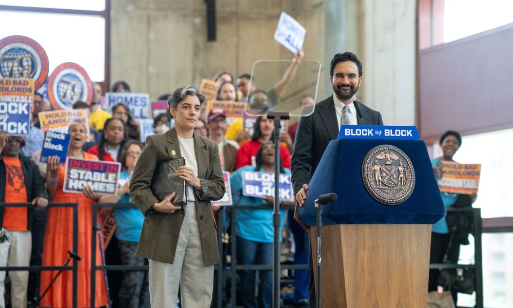 Mayor Zohran Mamdani announced his housing plan blueprint for New York City in Brooklyn on Tuesday.