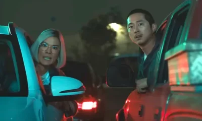 Ali Wong and Steven Yeun as Amy and Danny in Beef