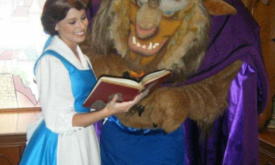 The author playing Belle from "Beauty and the Beast."
