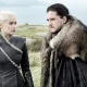 Emilia Clarke and Kit Harington in Game Of Thrones