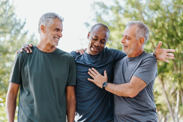Licensed mental health counselor Matt Grammer says the need for “social camouflage” often falls away in the early to mid-50s.