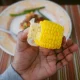 The outer shell of corn is practically indigestible, so that's likely what you're seeing in the toilet bowl.