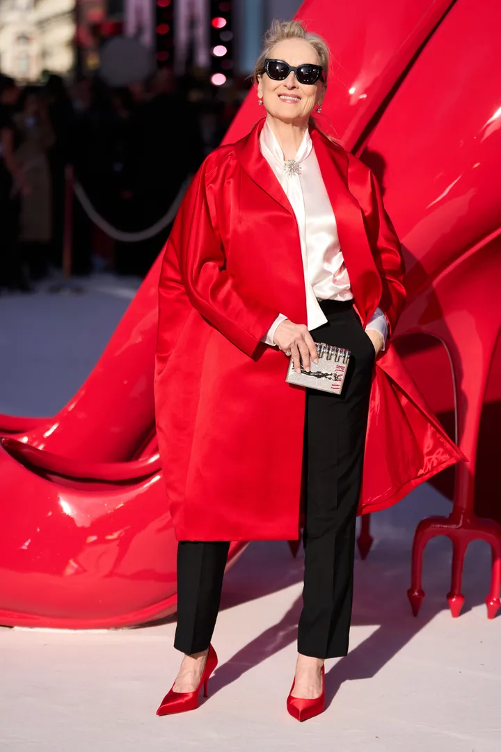 Meryl Streep at the London premiere of The Devil Wears Prada 2 last week