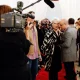 Meryl Streep and Stanley Tucci on the set of The Devil Wears Prada