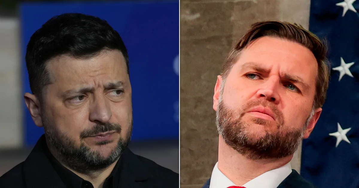 JD Vance Accused Of 'Helping' Putin By Zelenskyy