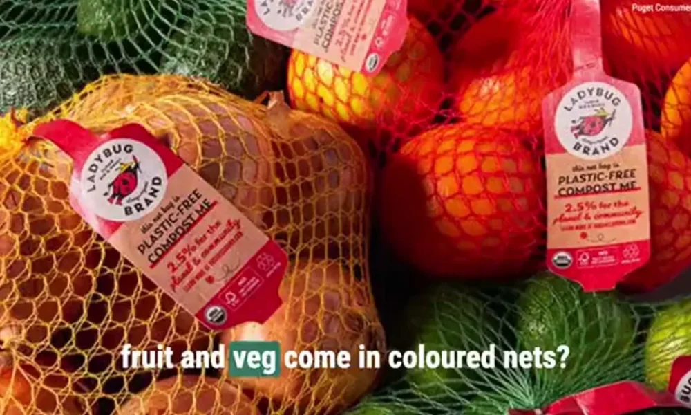 Ever wondered why some fruit and veg come in coloured nets?