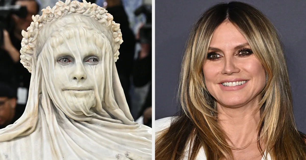 Met Gala 2026: Heidi Klum Transforms Herself Into A Statue On Red Carpet