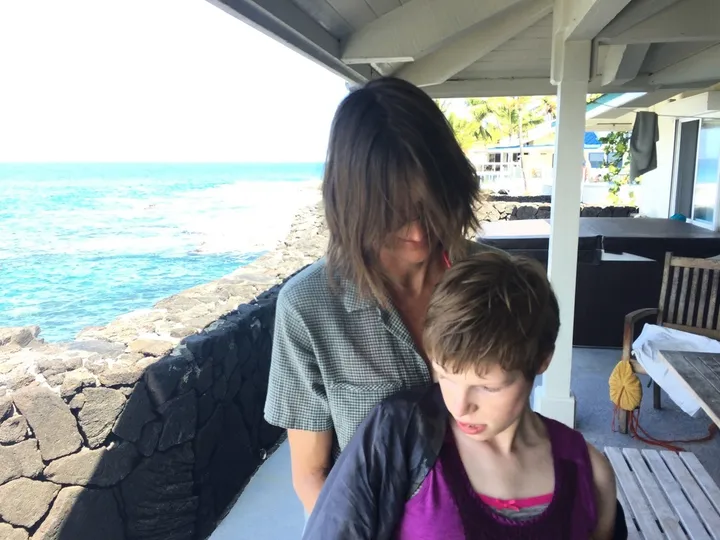 The author's favorite photo with her daughter.