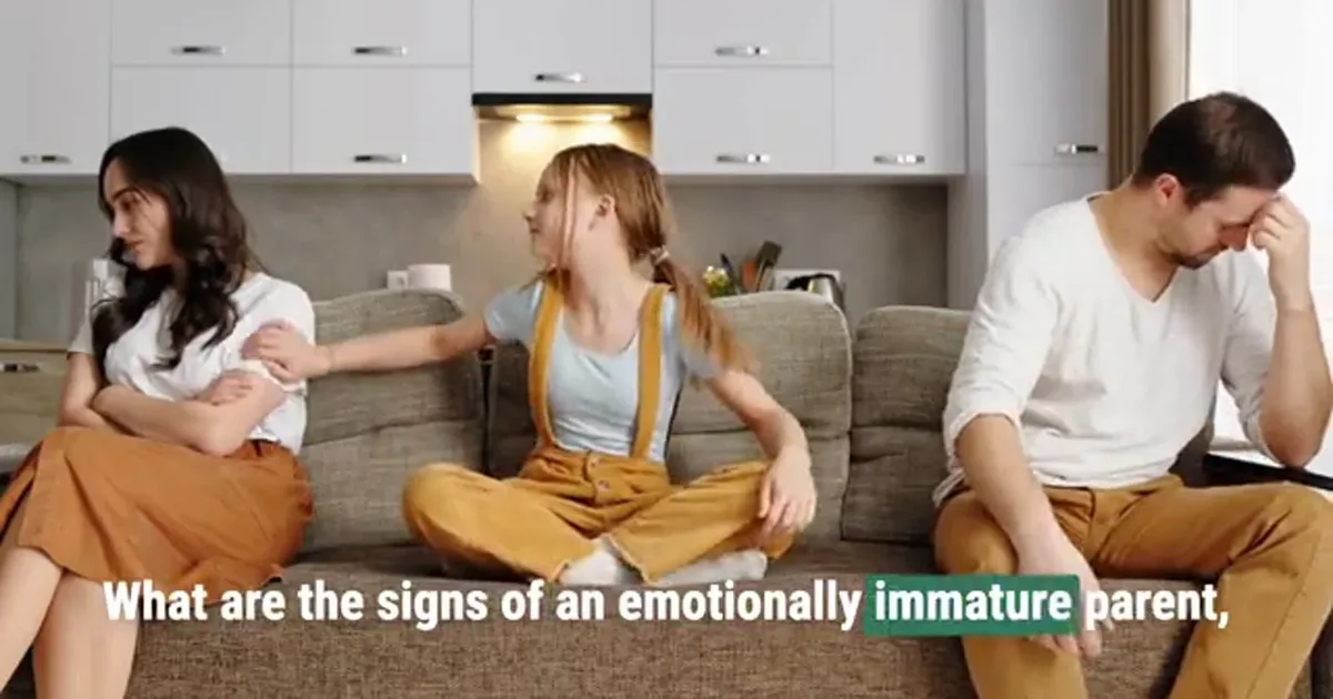 Do you have an "emotionally immature" parent?