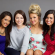 Emma Willis with the cast of Girlfri3nds