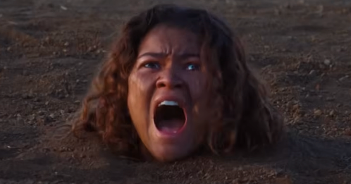 Zendaya Was 'Buried Up To Her Neck' For Dramatic Euphoria Season 3 Stunt