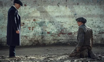 Barry on the set of The Immortal Man with Peaky Blinders OG Cillian Murphy
