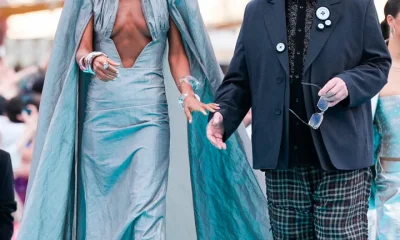 Senhit and Boy George at the Eurovision opening ceremony over the weekend