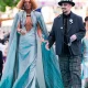 Senhit and Boy George at the Eurovision opening ceremony over the weekend