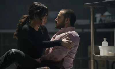 Tomer Capone and Karen Fukuhara in The Boys