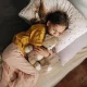 Children with ADHD might struggle to get up in the morning.