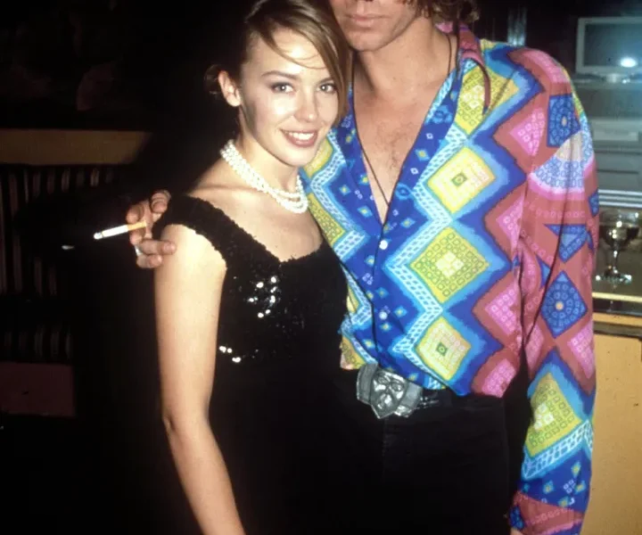 Kylie Minogue and Michael Hutchence pictured during their time together