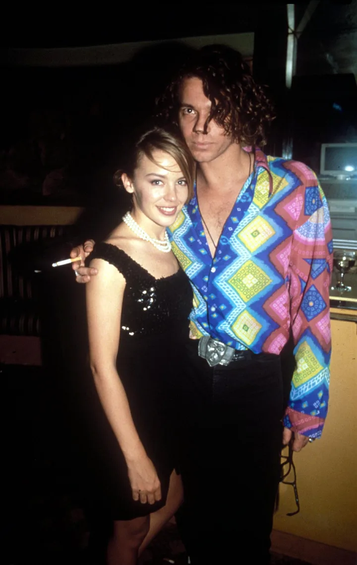 Kylie Minogue and Michael Hutchence pictured during their time together