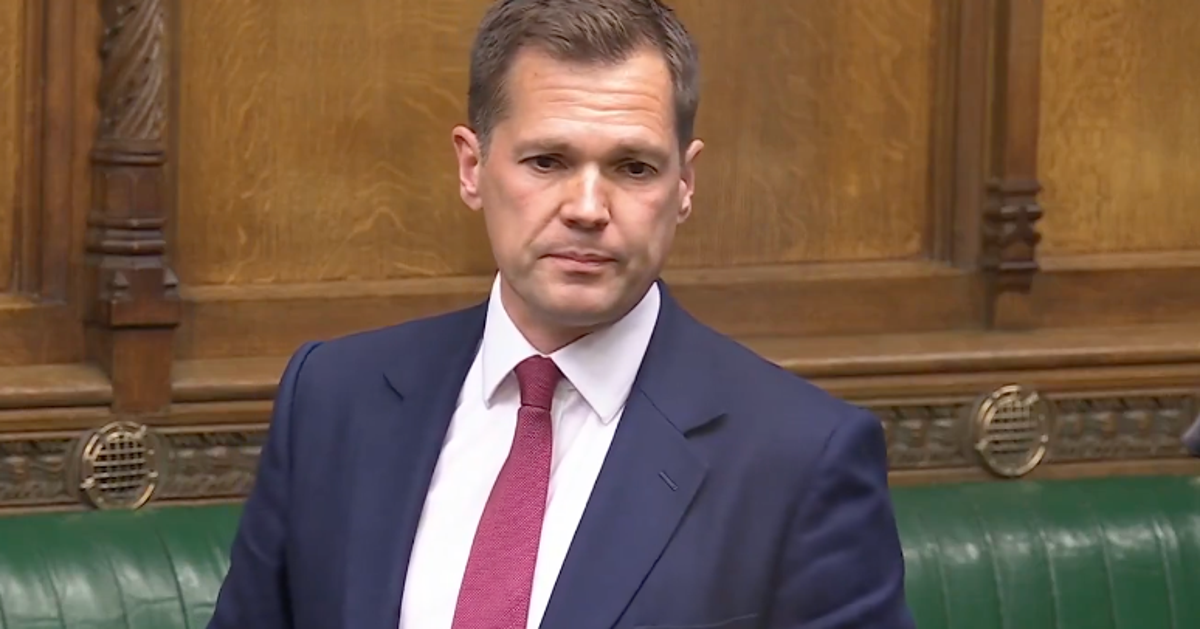 MPs Laugh As Robert Jenrick Speaks During Commons Debate