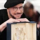 John Travolta with his honorary Palme d'Or