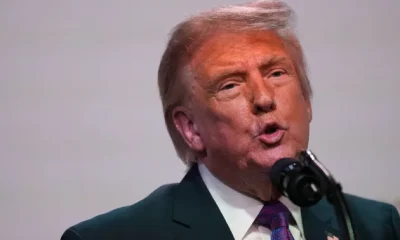 President Donald Trump speaks about prescription drug prices in the South Court Auditorium in the Eisenhower Executive Office Building on the White House campus, Monday, May 18, 2026, in Washington