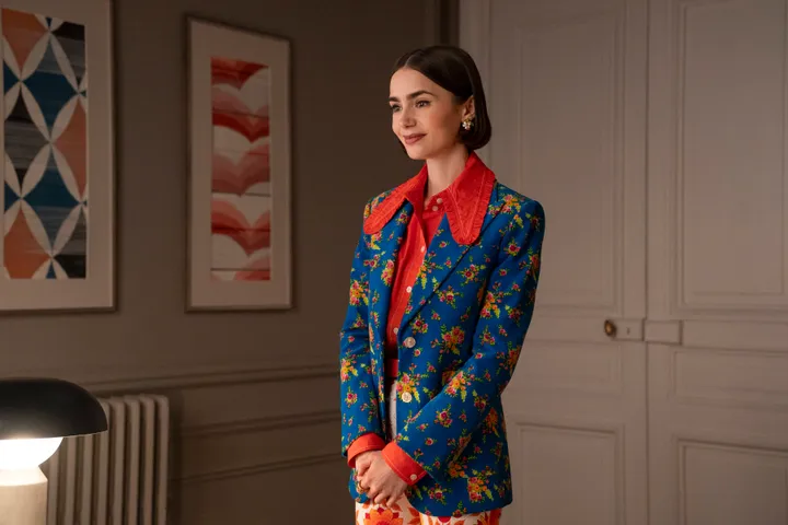 Lily Collins in Emily In Paris