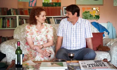 Katherine Parkinson and Danny Dyer in the new season of Rivals