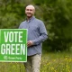 Former Green Party Candidate Chris Kennedy poses for a portrait at Low Hall Nature Reserve on May 21, 2026 in Wigan, England.