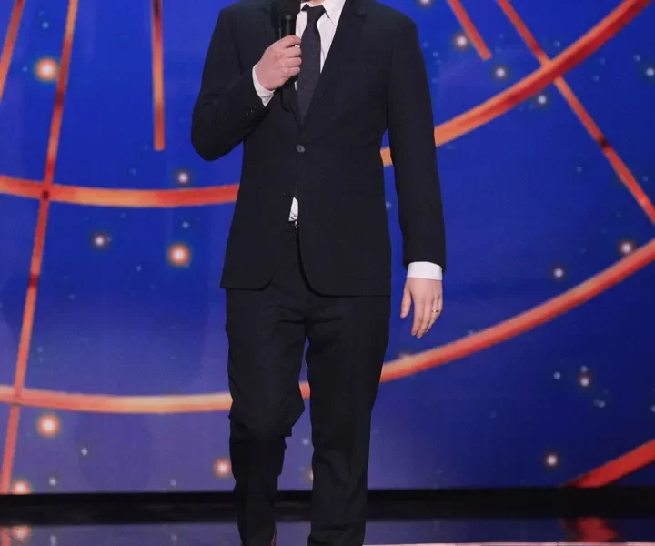 Josh Widdicombe doing stand-up in 2021