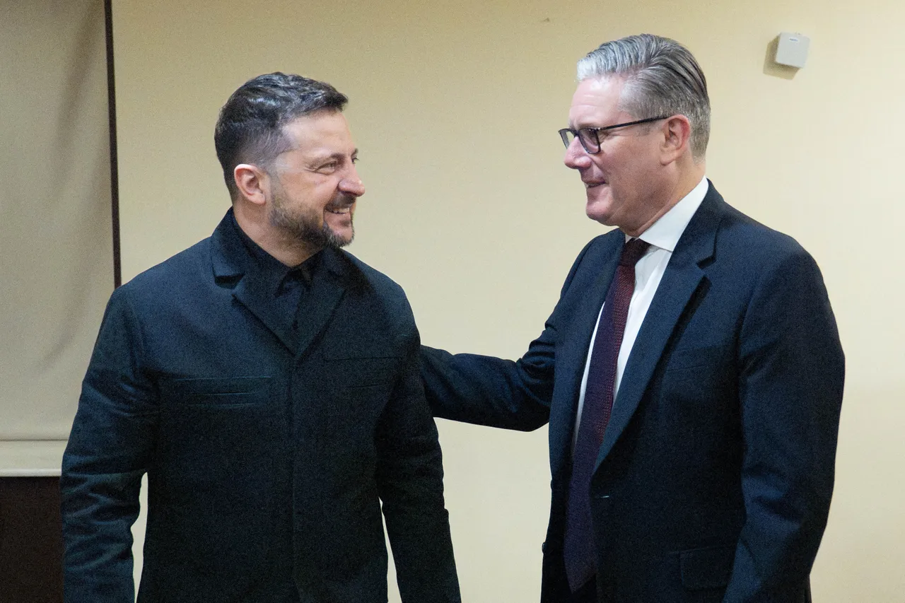 Britain's Prime Minister Keir Starmer (R) and Ukraine's President Volodymyr Zelensky (L) attend a bilateral meeting ahead of the 8th European Political Community (EPC) summit in Yerevan on May 3, 2026.