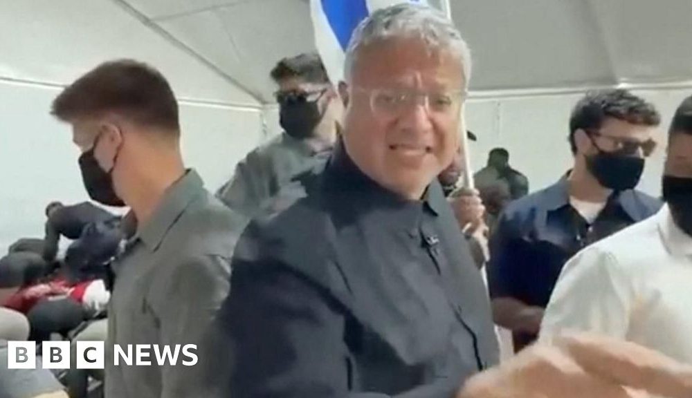 Far-right Israeli minister condemned for taunting handcuffed Gaza flotilla activists