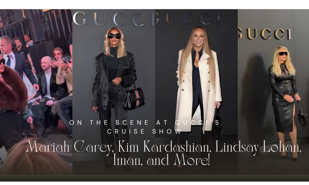 On the Scene at Gucci’s Cruise Show in New York City: Mariah Carey, Kim Kardashian, Lindsay Lohan, Iman, and More!