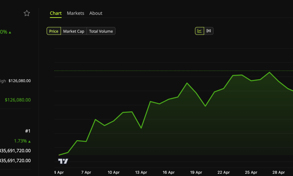 Bitcoin (BTC) Price Performance.