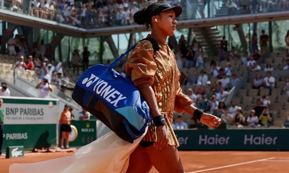 Naomi Osaka Wore Two Custom Kevin Germanier Upcycled Nike Looks at Roland Garros 2026