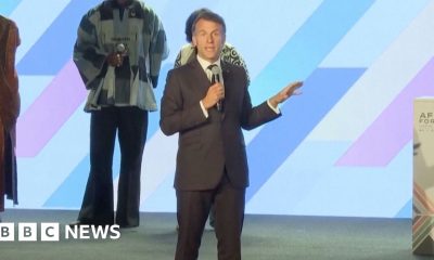 Emmanuel Macron interrupts speaker to ask for silence