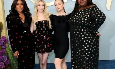 All the Looks from the Disney Upfronts: Angela Bassett in L'Agence, Gabourey Sidibe in Studded Eloquii Black Dress, Emma Roberts in BluMarine, and More!