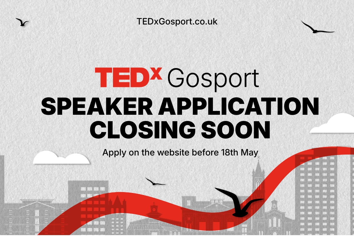 Applications to be a TEDx speaker closing soon