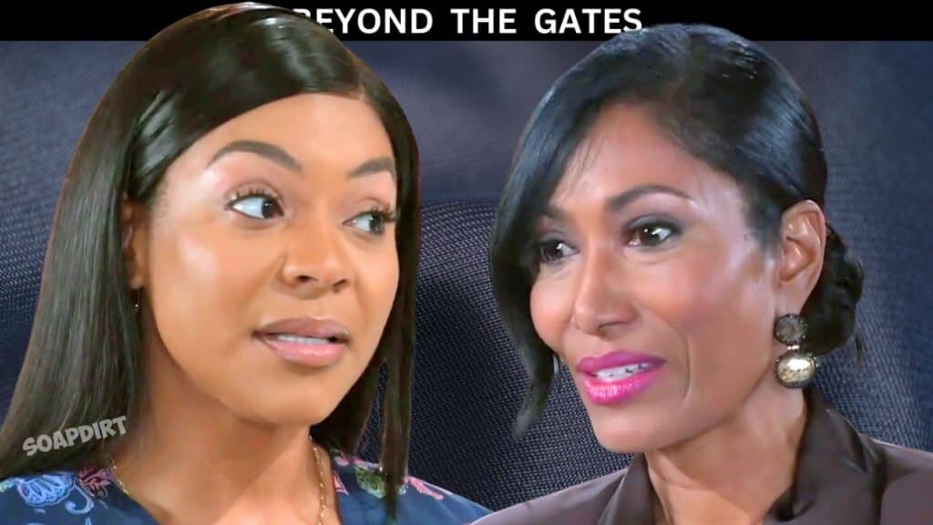 Beyond the Gates Spoilers: Shanice Johnson (Ernestine Johnson)- Dana "Leslie" Thomas (Trisha Mann)