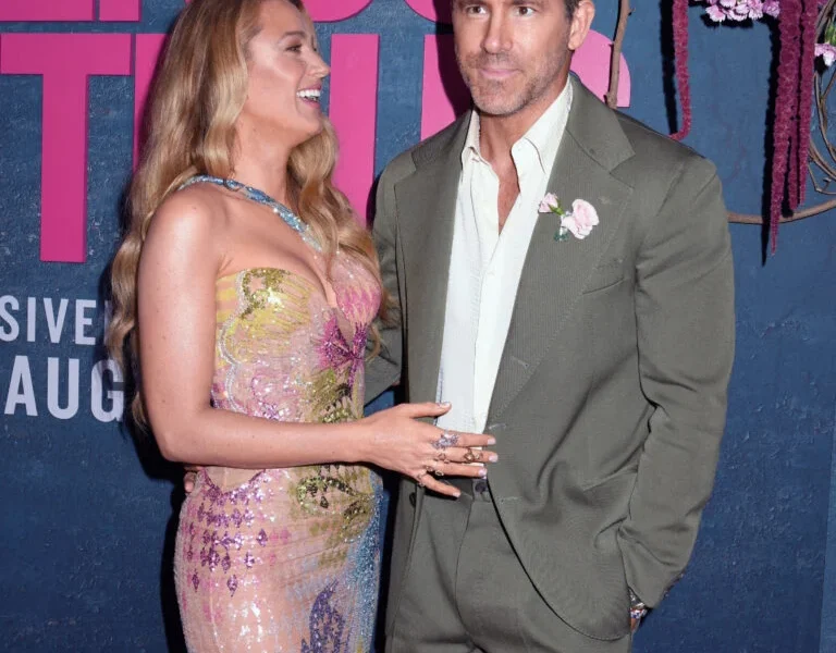 Blake Lively and Ryan Reynolds at the New York World Premiere of It Ends With Us in NYC