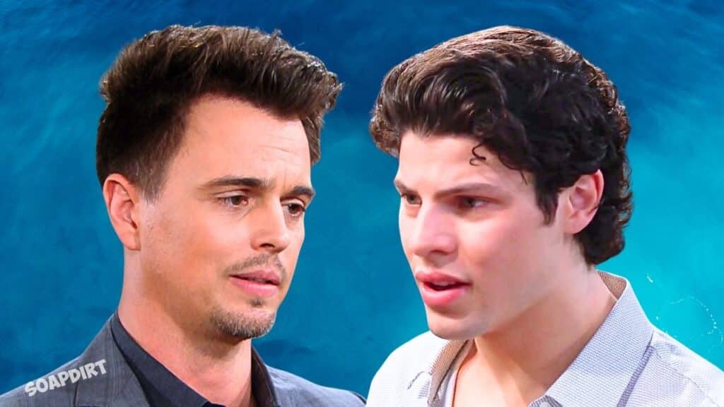 Bold and the Beautiful Spoilers: Wyatt Spencer (Darin Brooks) - R.J. Forrester (Brayan Nicoletti)