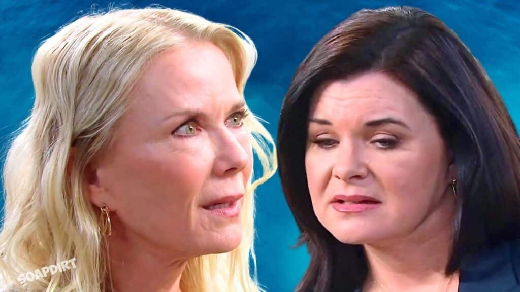 Bold and the Beautiful Spoilers: Brooke Logan (Katherine Kelly Lang) - Katie Logan (Heather Tom)