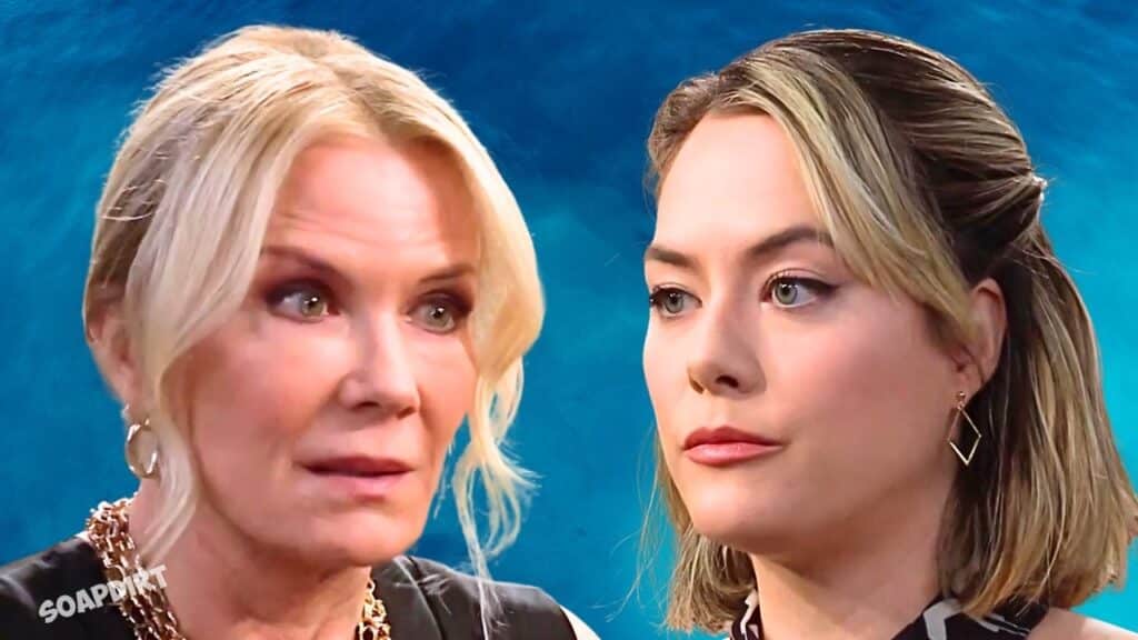 Bold and the Beautiful: Hope Logan (Annika Noelle) - Brooke Logan (Katherine Kelly Lang)