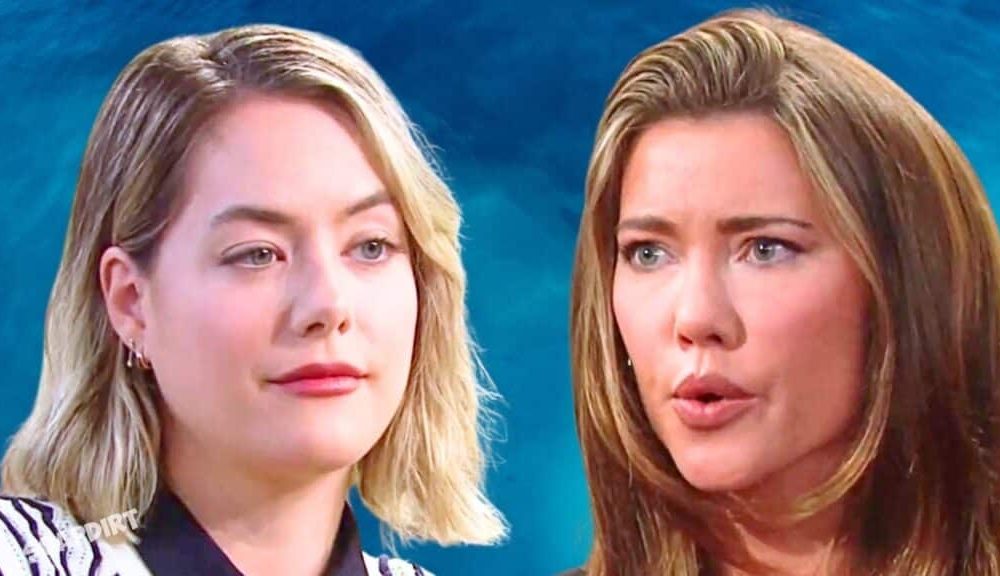 Bold and the Beautiful: Hope Logan (Annika Noelle) - Steffy Forrester (Jacqueline MacInnes Wood)