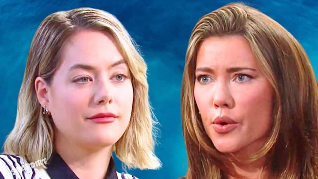 Bold and the Beautiful: Hope Logan (Annika Noelle) - Steffy Forrester (Jacqueline MacInnes Wood)