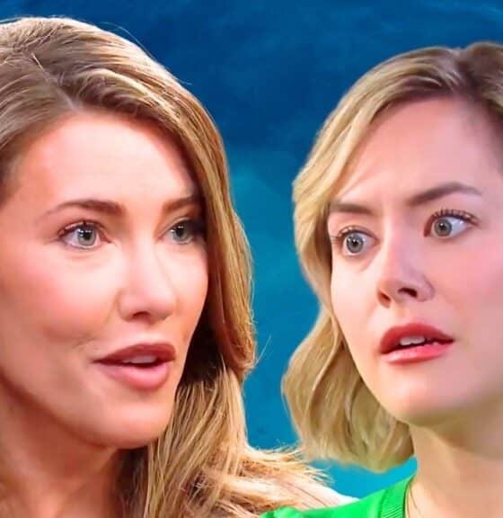 Bold and the Beautiful: Steffy Forrester (Jacqueline MacInnes Wood) - Hope Logan (Annika Noelle)