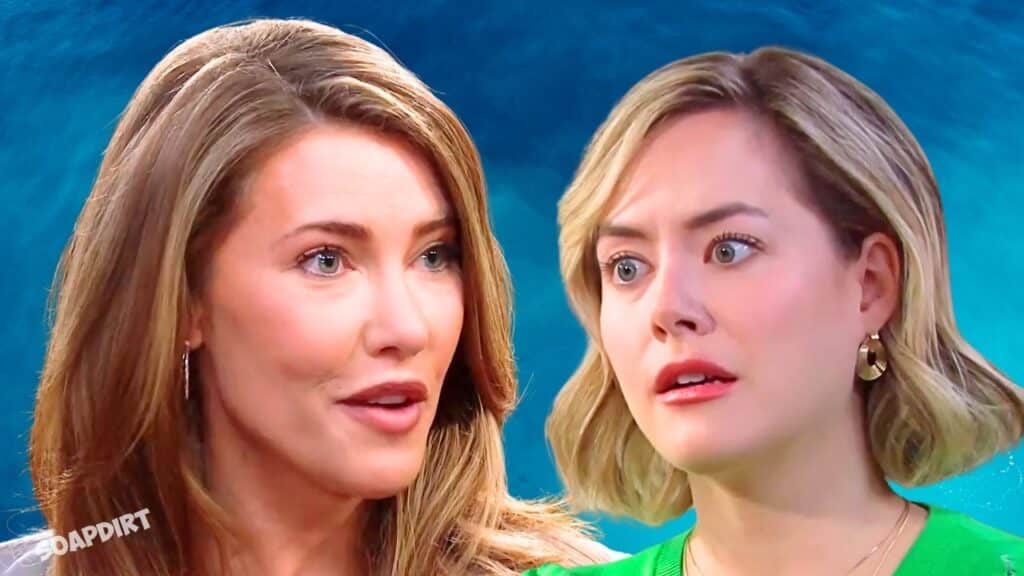 Bold and the Beautiful: Steffy Forrester (Jacqueline MacInnes Wood) - Hope Logan (Annika Noelle)