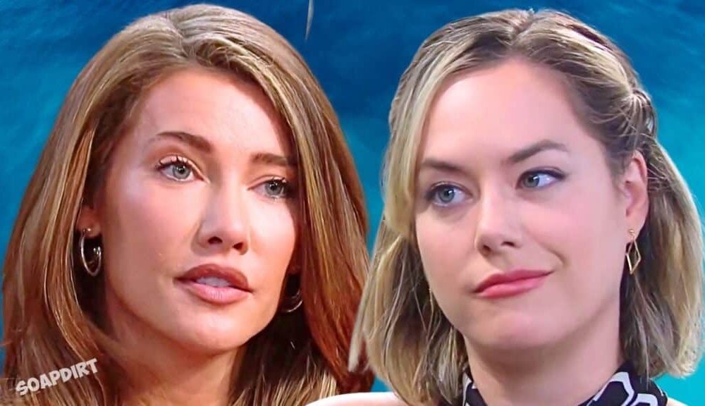 Bold and the Beautiful: Steffy Forrester (Jacqueline MacInnes Wood) - Hope Logan (Annika Noelle)